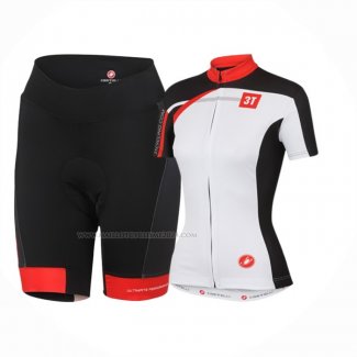 2016 Maillot Cyclisme Castelli Blanc Rouge Manches Courtes Et Cuissard (2)